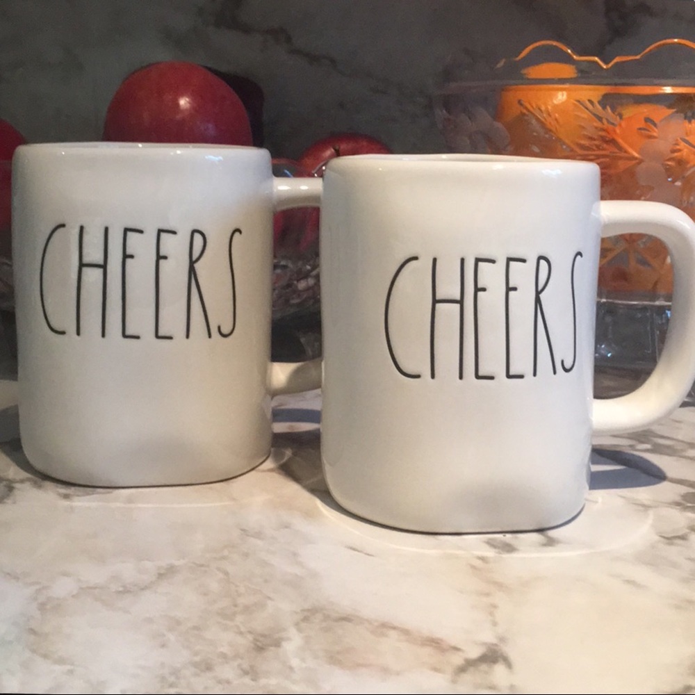 DONATED! NWOT Rae Dunn Cheers Mugs